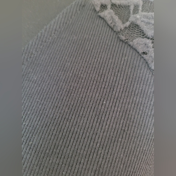 Torrid V-Neck Lace Sleeved Sweater - Picture 5 of 7